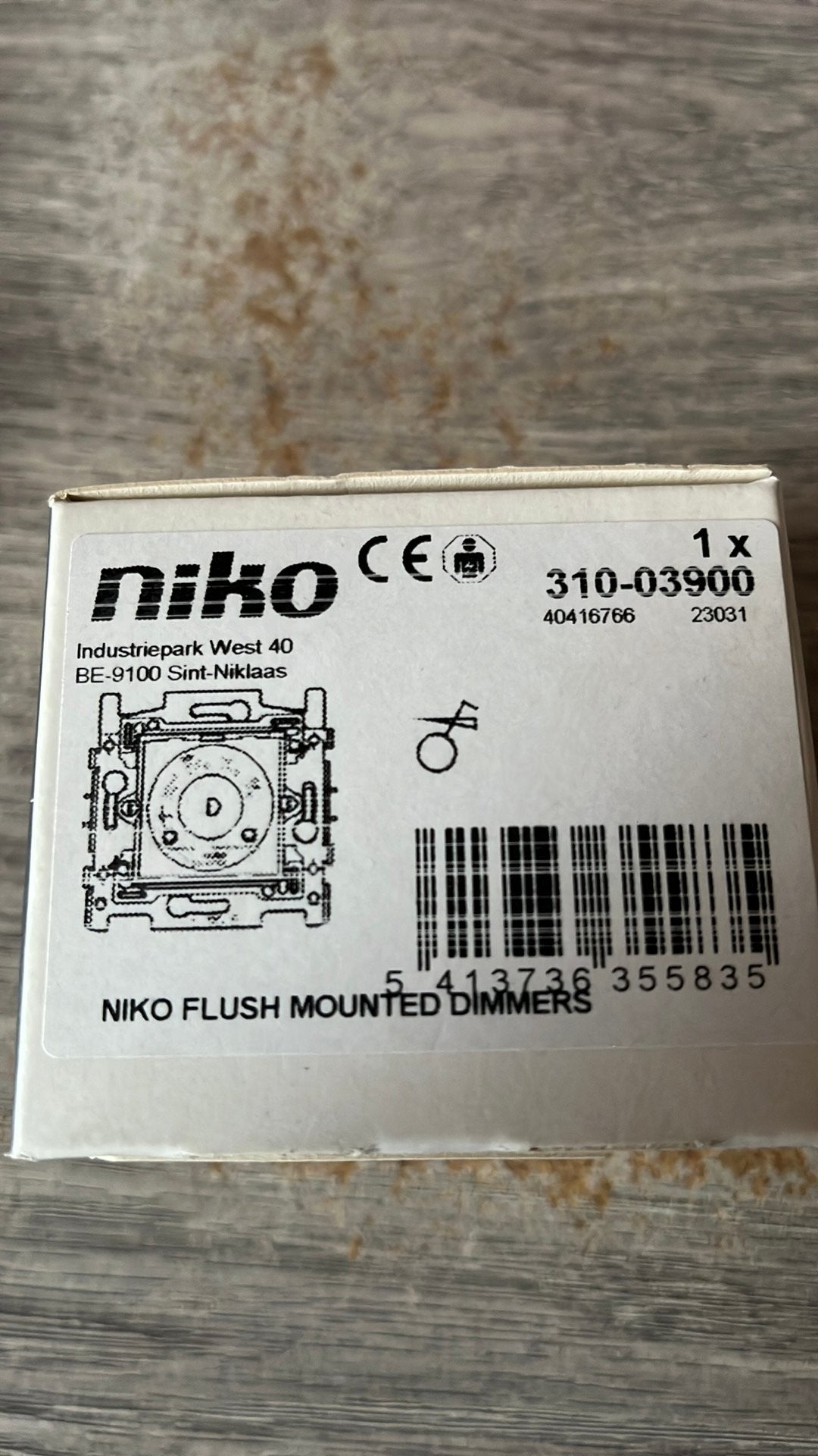Dimmer Niko 2 draads, Ophalen, Nieuw