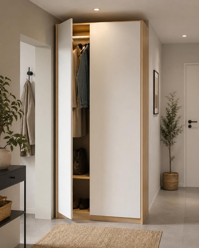 IKEA FÖRSAND Deuren Wit (25+50 cm x 229 cm) voor PAX Kast, Ophalen, Nieuw