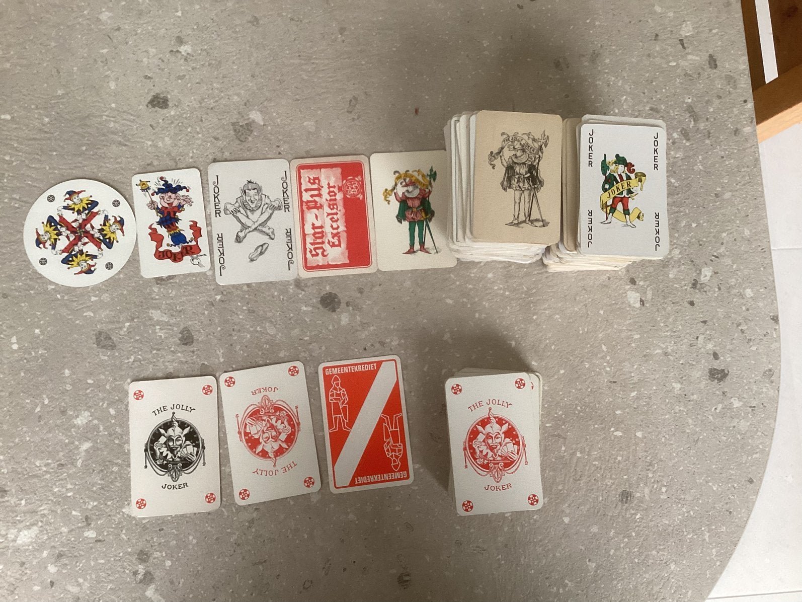 Jokers van kaartspelen, Ophalen