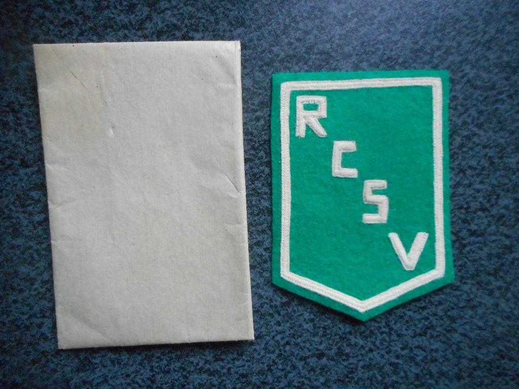 ancien écusson badge RSC VERVIERS football club + emballage, Envoi