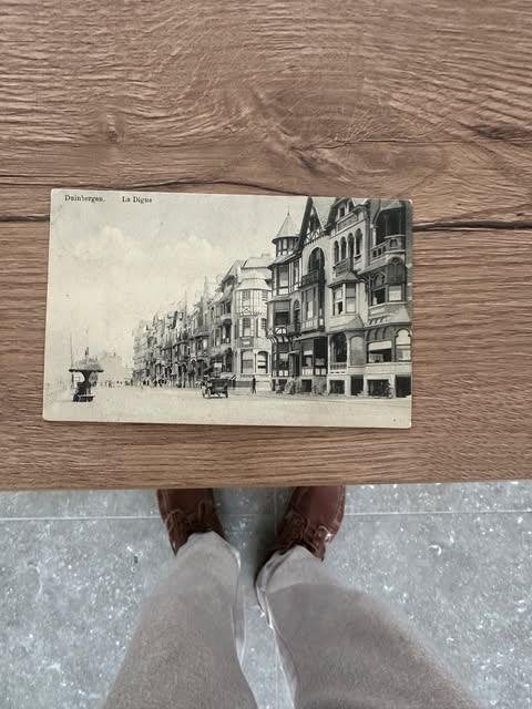 postkaart Duinbergen la digue, Verzamelen, Ophalen of Verzenden, Gelopen, West-Vlaanderen