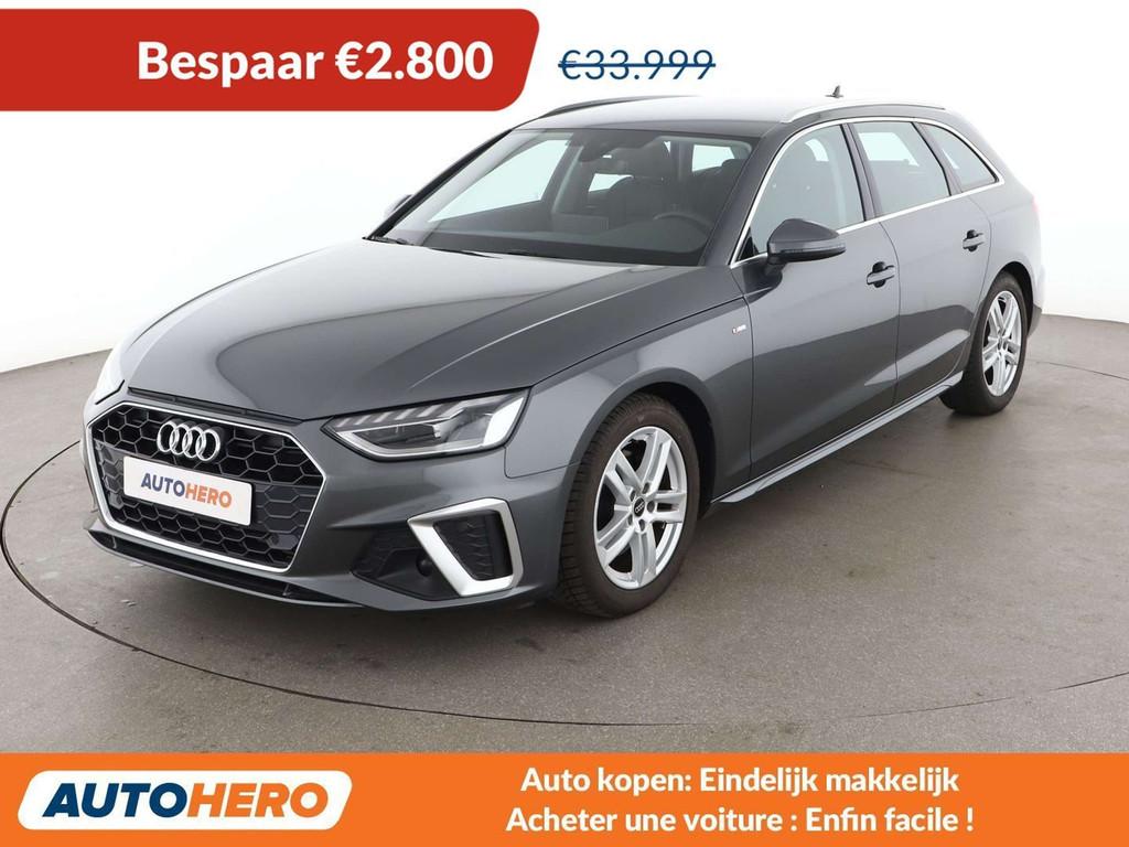 Audi A4 35 TFSI Mild-Hybrid S line (automatique), Autos, Cuir, Argent ou Gris, Achat, A4