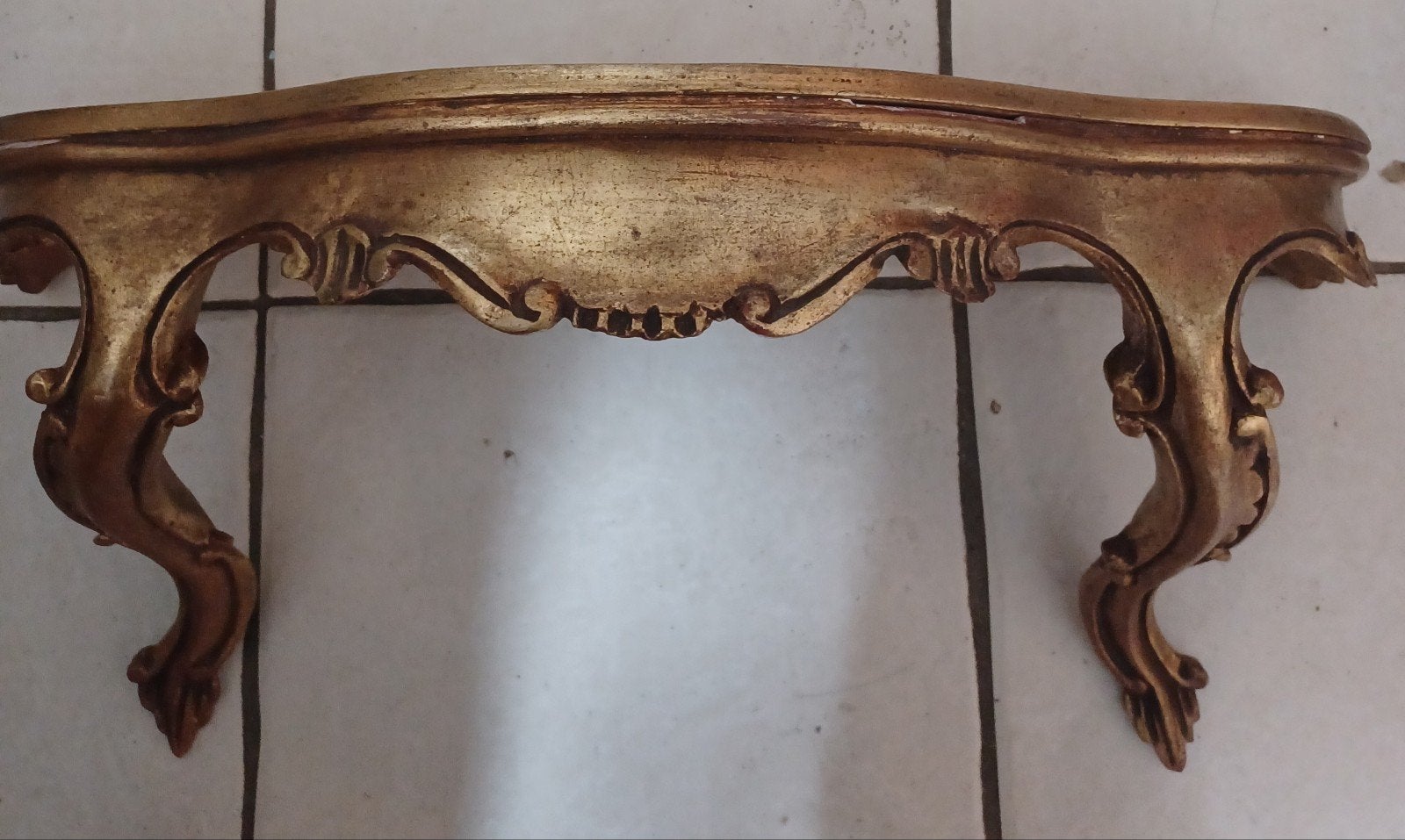 console murale en bois dore, Antiek en Kunst, Ophalen