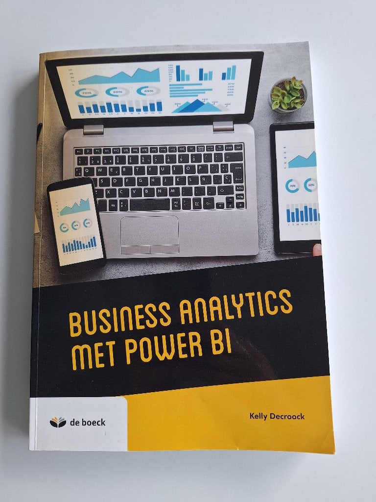 Business Analytics met Power BI, Boeken, Schoolboeken, Ophalen of Verzenden, Gelezen, Overige niveaus, Informatica en Computer