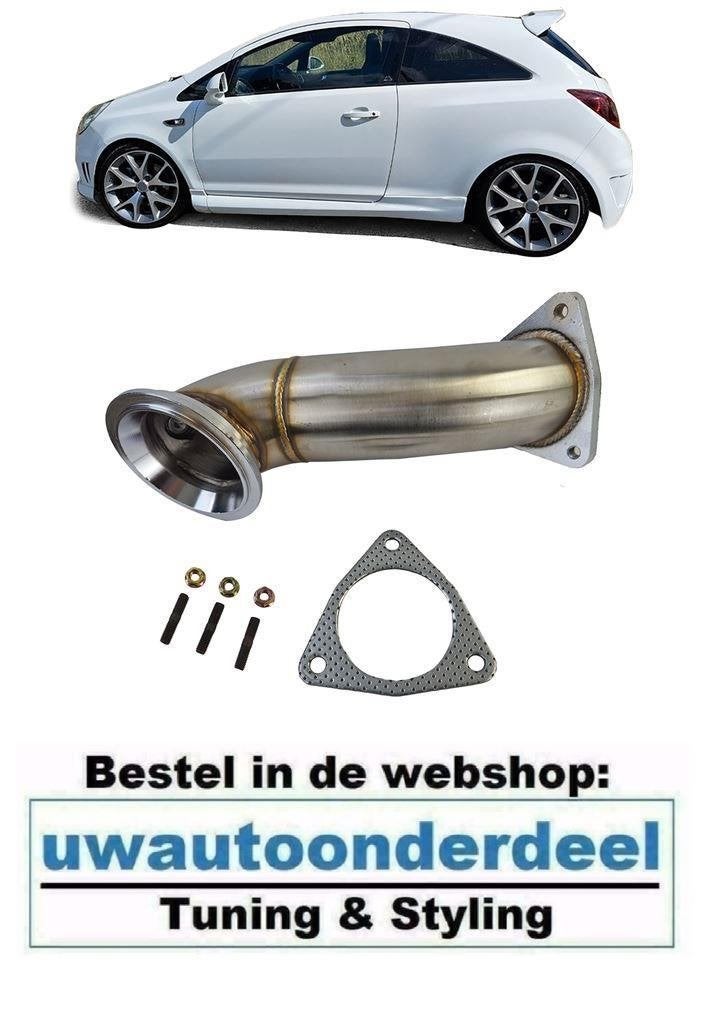 Racing Downpipe RVS Voor Opel Corsa D Astra H 1.6 Turbo GSI, Verzenden