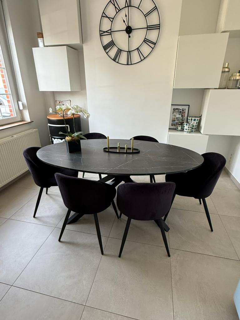 Table de salle a manger, Maison & Meubles, Enlèvement, Métal