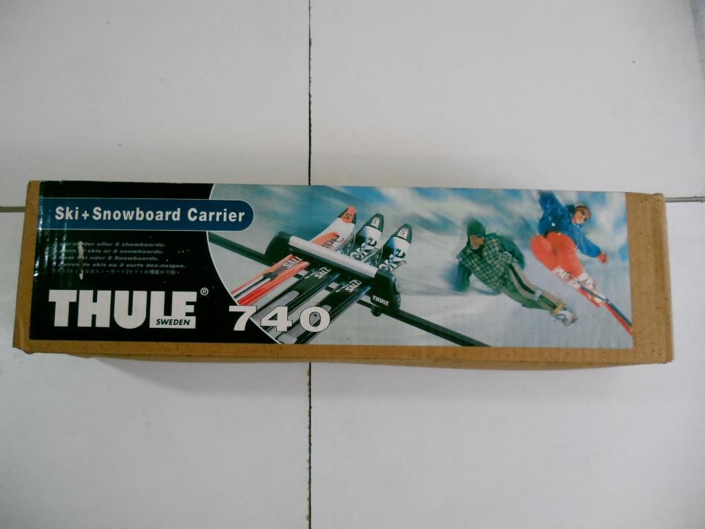 Porte ski et snowboard Thule pour barre de toit, Enlèvement ou Envoi, Comme neuf