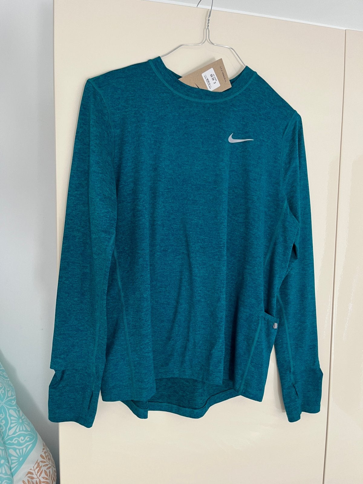 Shirt Nike maat M, donkergroen, Kleding | Dames, Sportkleding, Ophalen of Verzenden, Zo goed als nieuw, Maat 38/40 (M)