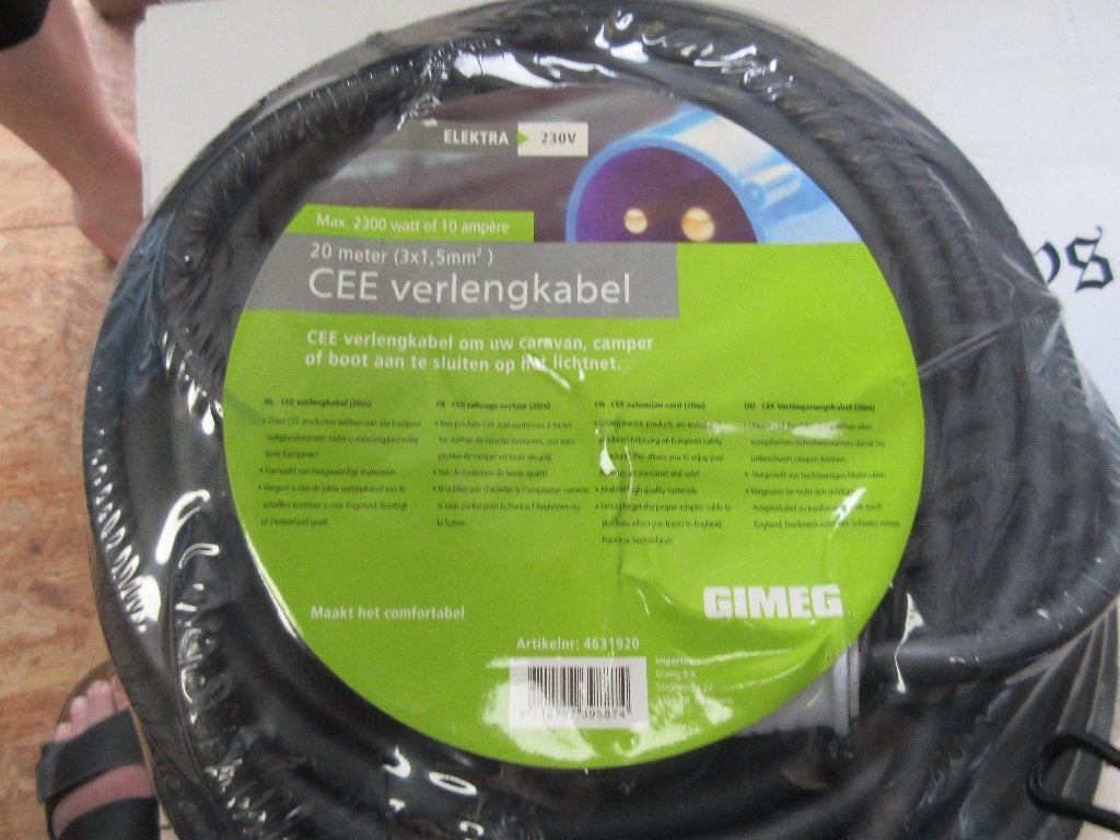 kabel voor caravan/mobilhomes, Caravans en Kamperen, Particulier