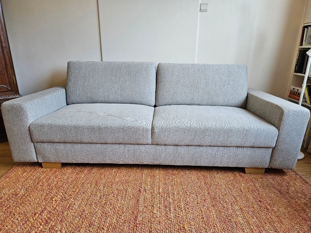 IKEA SÖRVALLEN 3 places VIARP beige/marron, Enlèvement, Comme neuf, Trois personnes, Banc droit