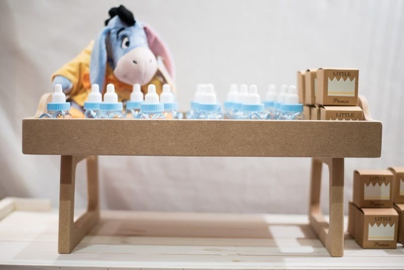Nieuw zeer sterk houten dienblad op poten voor doopsuiker, Kinderen en Baby's, Ophalen