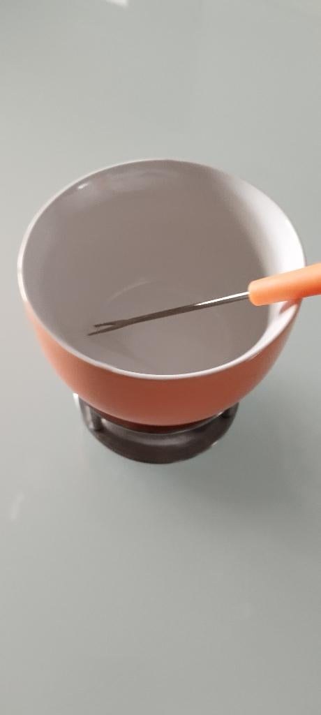 fondue au chocolat, Electroménager, Fondue, Enlèvement ou Envoi, Comme neuf, Bougie chauffe-plat, Service à fondue