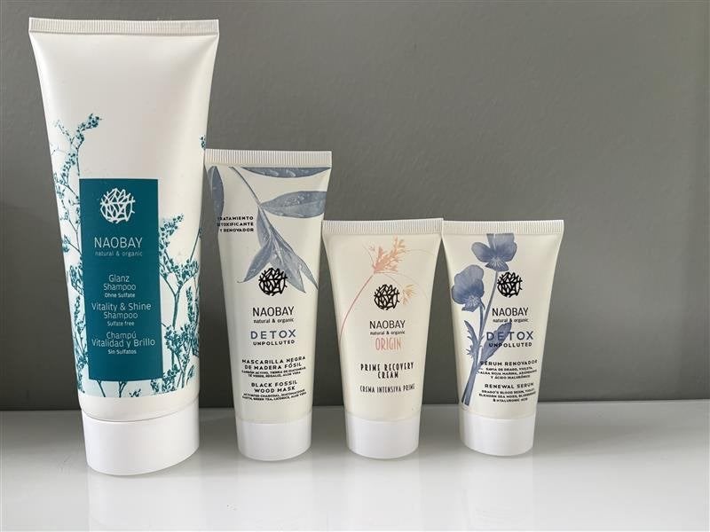 Luxe Naobay Natural & Organic Set, Handtassen en Accessoires, Ophalen of Verzenden, Nieuw, Gehele gezicht, Verzorging