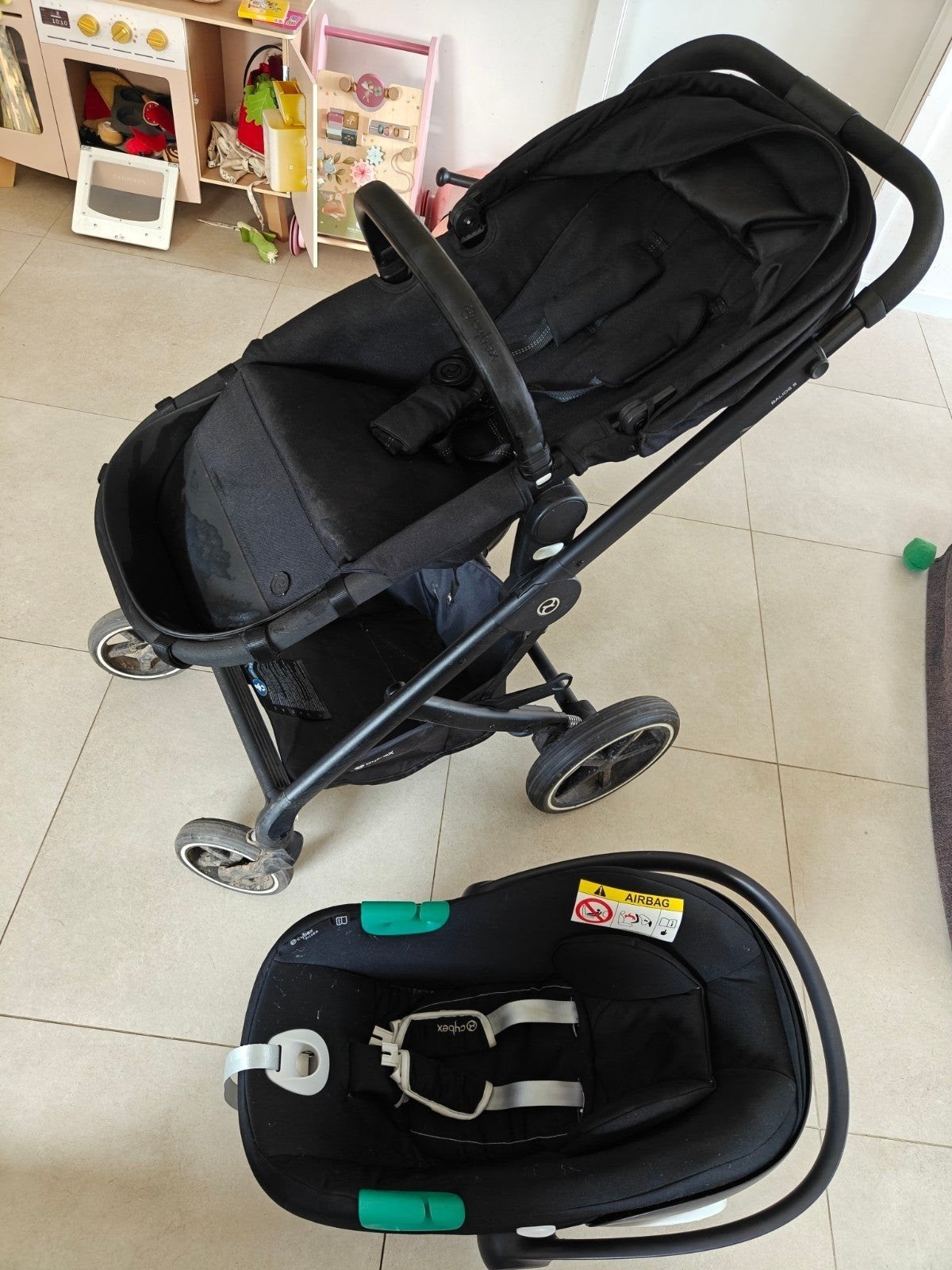 Poussette Cybex Balios 2 en 1, Enlèvement, Poussette