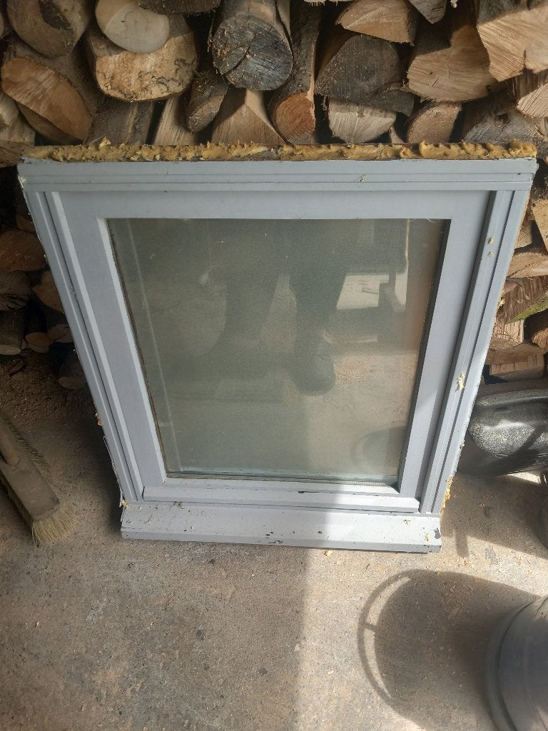 Deux châssis fenêtres bois, Bricolage & Construction, Vitres, Châssis & Fenêtres, Utilisé, Double vitrage, Enlèvement