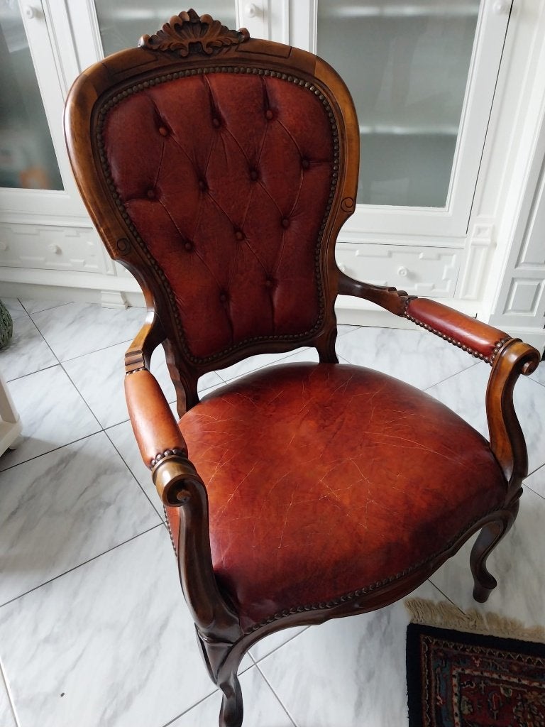 Stoel x5, Brun, Enlèvement, Bois, Oud en antiek