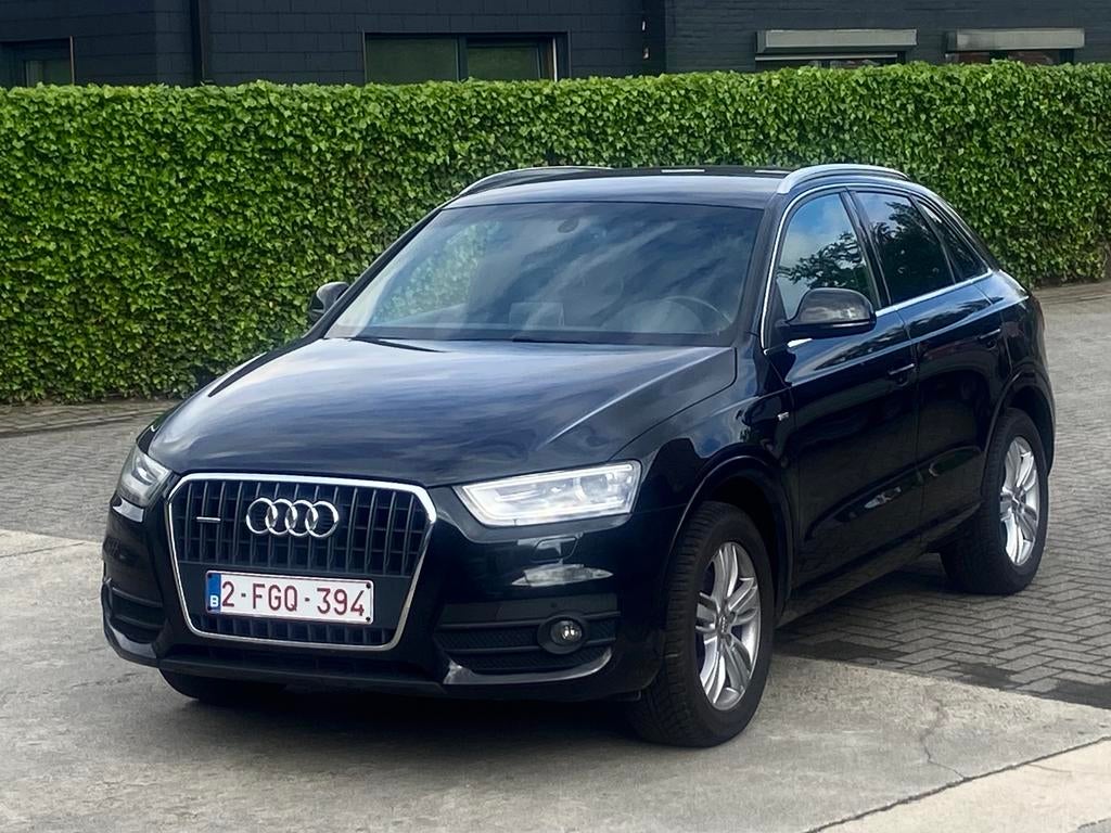 Audi  Q3 S lijn  2.0 Automaat, Automaat, Euro 5, Zwart, Particulier