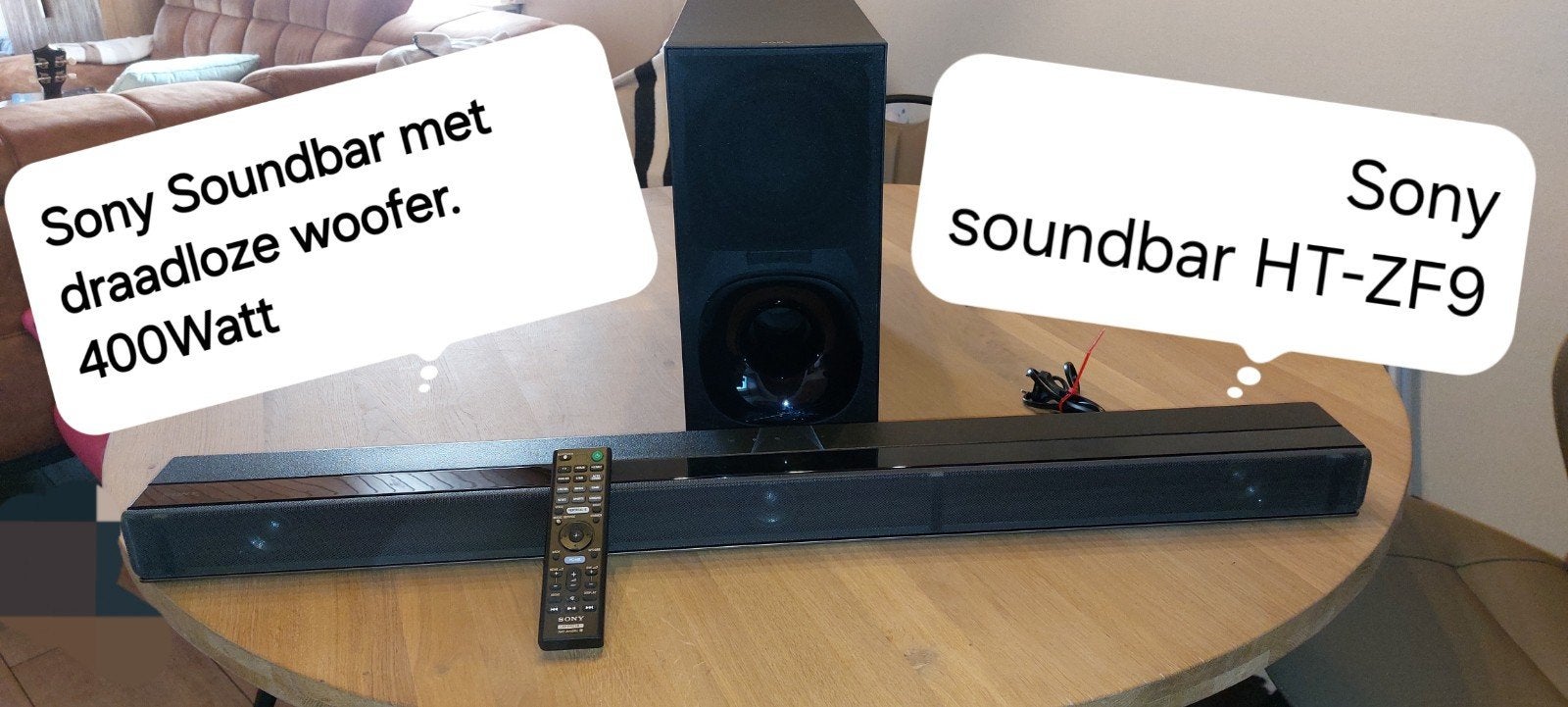 Soundbar Sony HT-ZF9, Enlèvement, Bluetooth, Utilisé