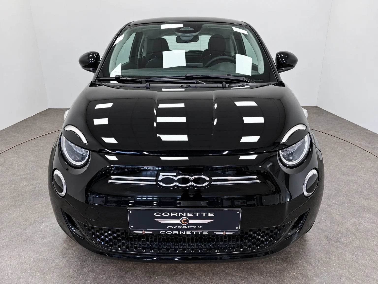 Fiat 500e Icon 42 kWh Long Range, Autos, 87 kW, Entreprise, Noir, Berline