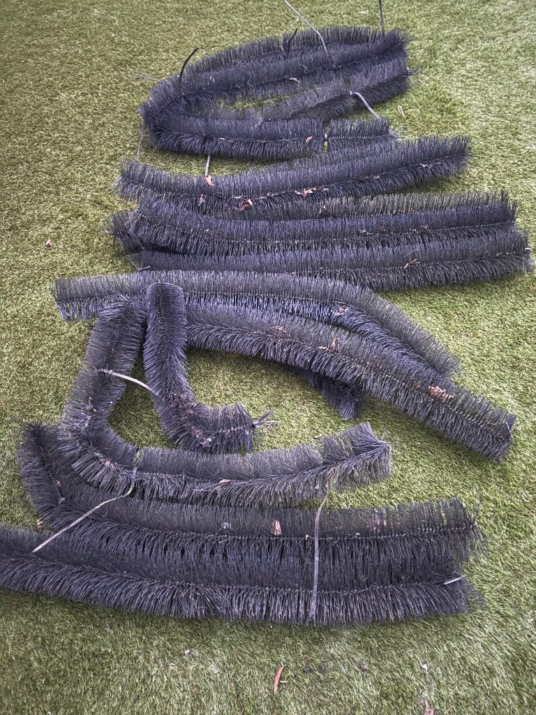 Dakborstels, Ophalen, Gebruikt, PVC, Minder dan 2 meter