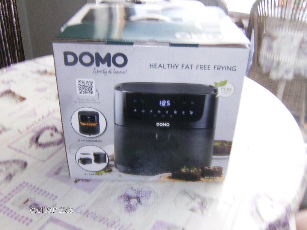 domo airfryer(nieuw), Enlèvement, Plaques amovibles, Neuf