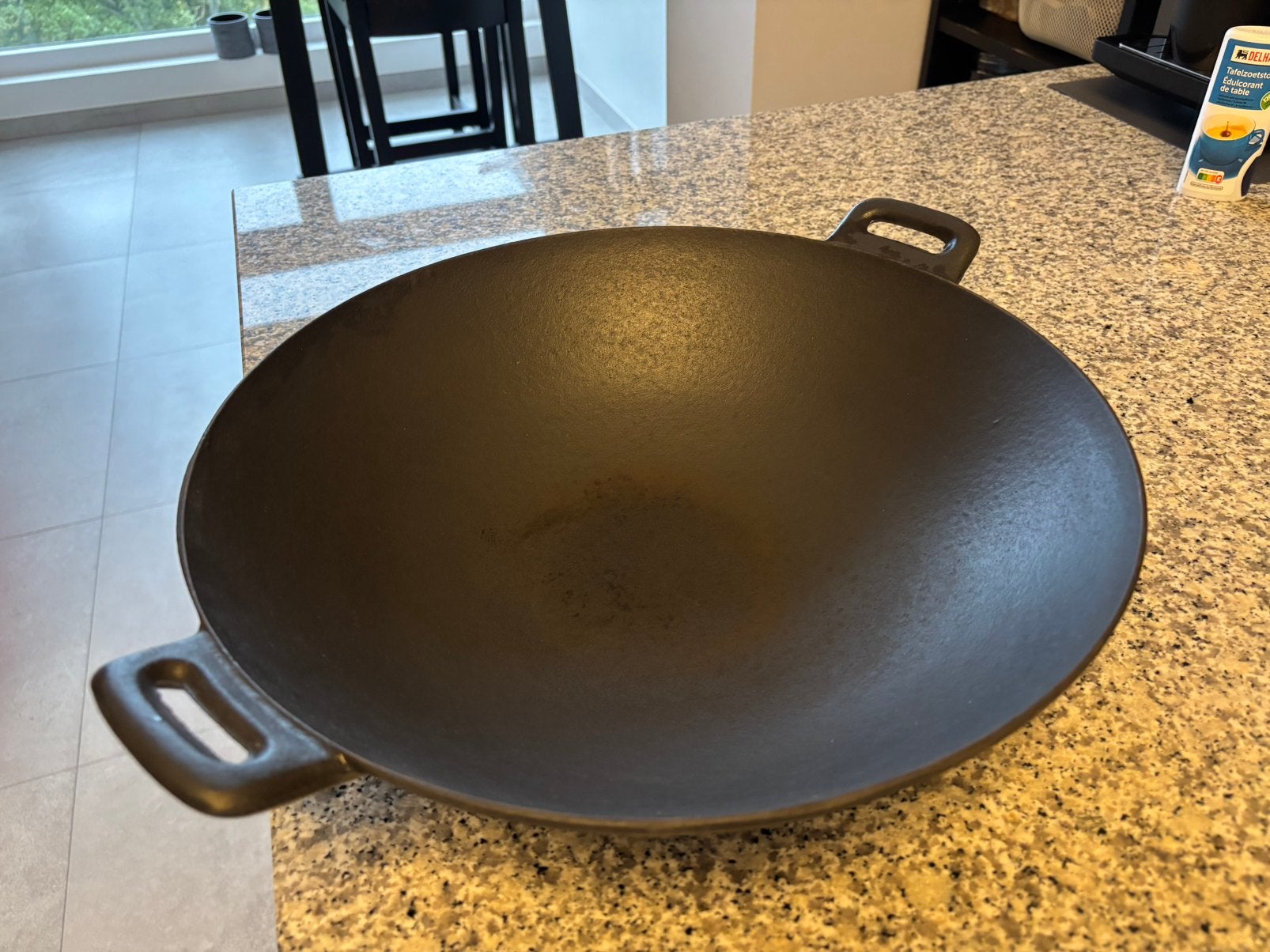 Wok en fonte, Enlèvement, Utilisé, Wok
