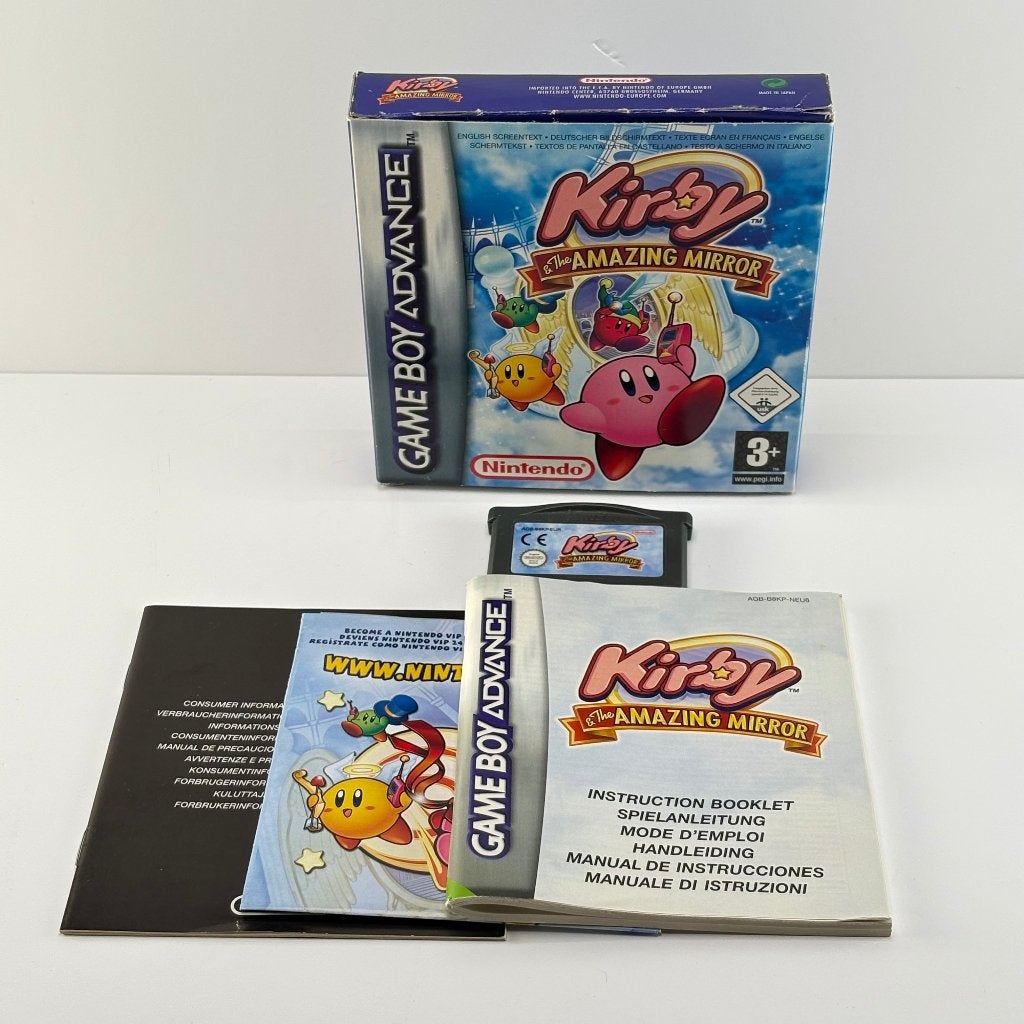 Nintendo GBA Kirby and the Amazing Mirror Compleet, Games en Spelcomputers, 1 speler, Ophalen of Verzenden, Zo goed als nieuw