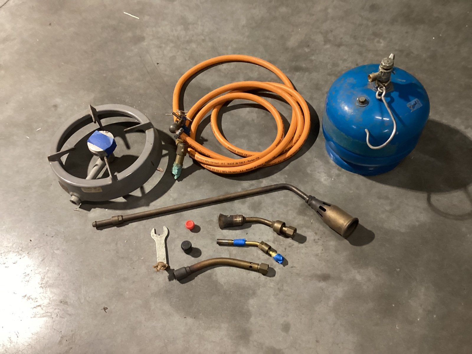 Brander met bekken, Doe-het-zelf en Bouw, Ophalen of Verzenden, Zo goed als nieuw