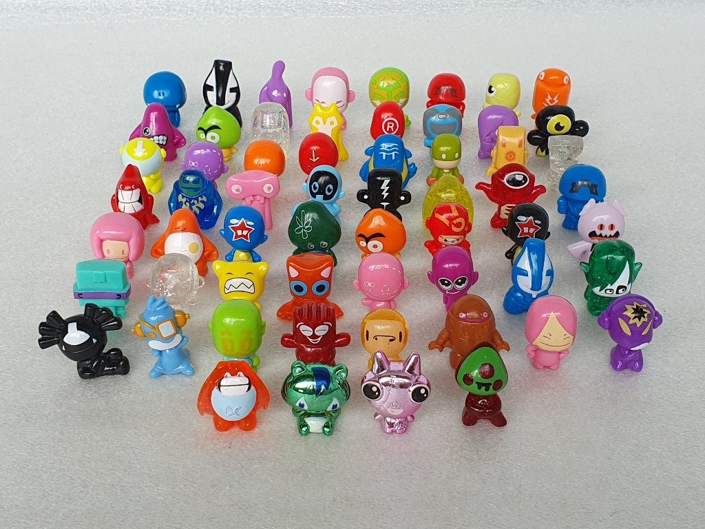 Lot van 60 Gogo's Crazy Bones (3), Ophalen of Verzenden, Gebruikt