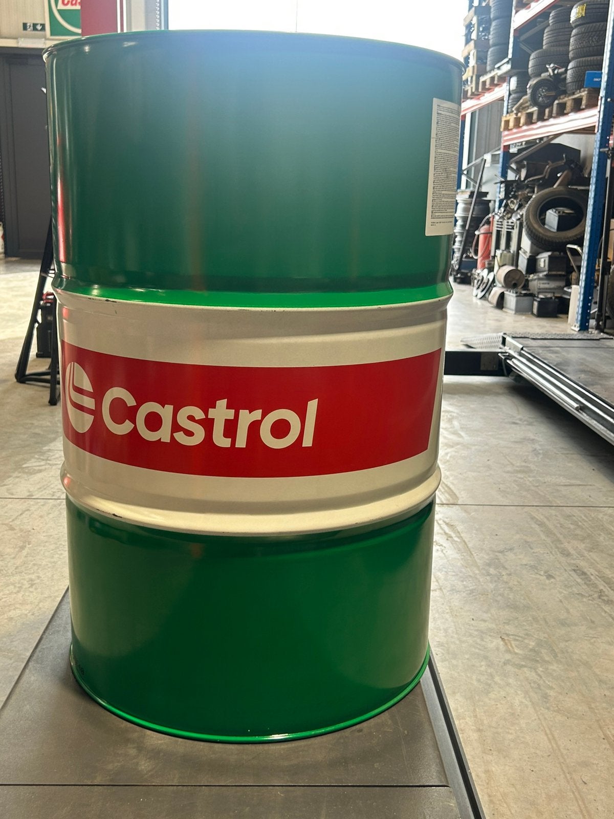 Leeg Castrol Vat 208L, Ophalen, Zo goed als nieuw