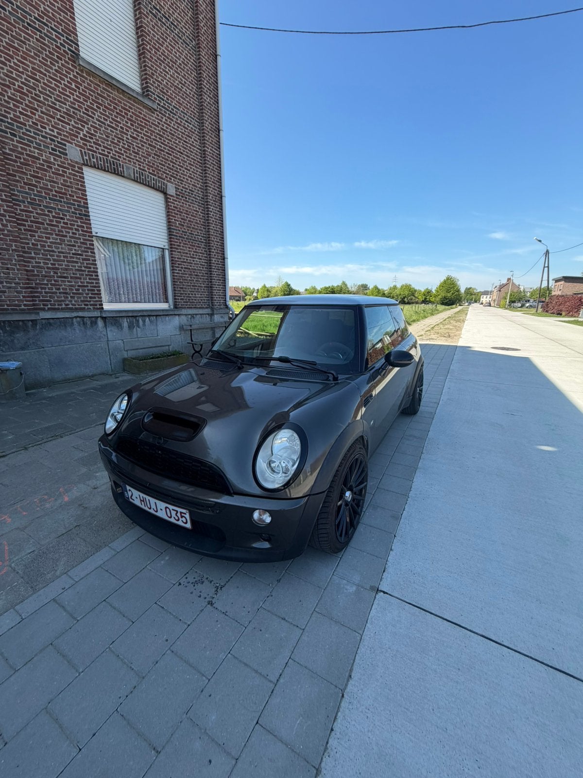 Mini cooper one r50, Auto's, Mini, Voorwielaandrijving, 4 zetels, Zwart, 1600 cc
