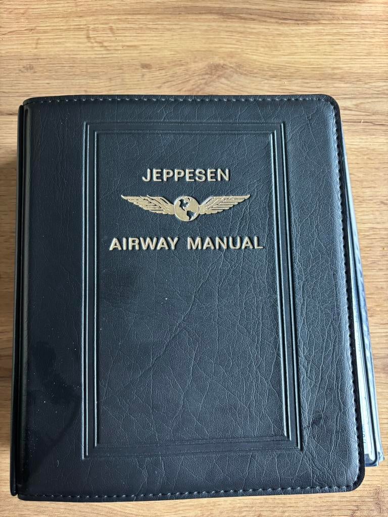 Jeppesen airway Manuel, Ophalen of Verzenden, Zo goed als nieuw, Kaart, Foto of Prent