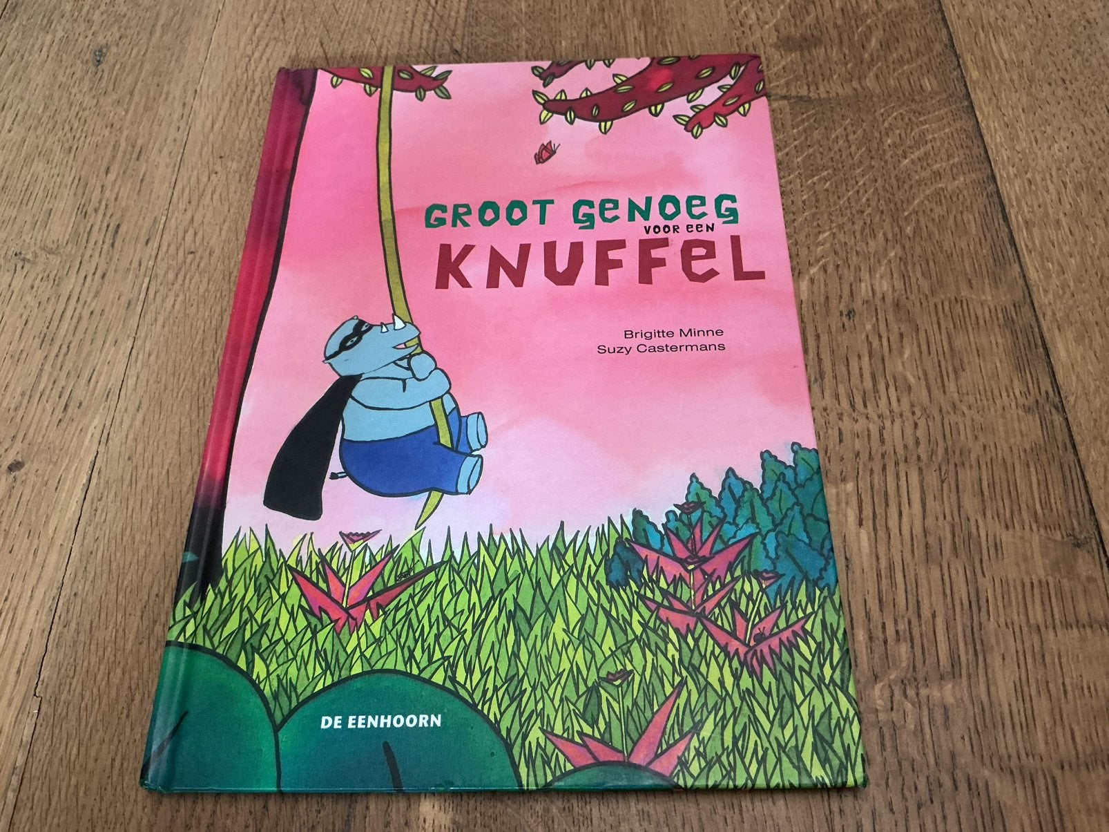 Brigitte Minne - Groot genoeg voor een knuffel, Ophalen, Gelezen, Brigitte Minne, Prentenboek