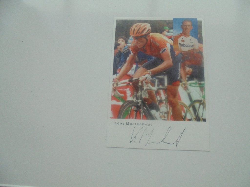 wielrenner- koos moerenhout, Envoi, 1980 à nos jours, Comme neuf, Photo