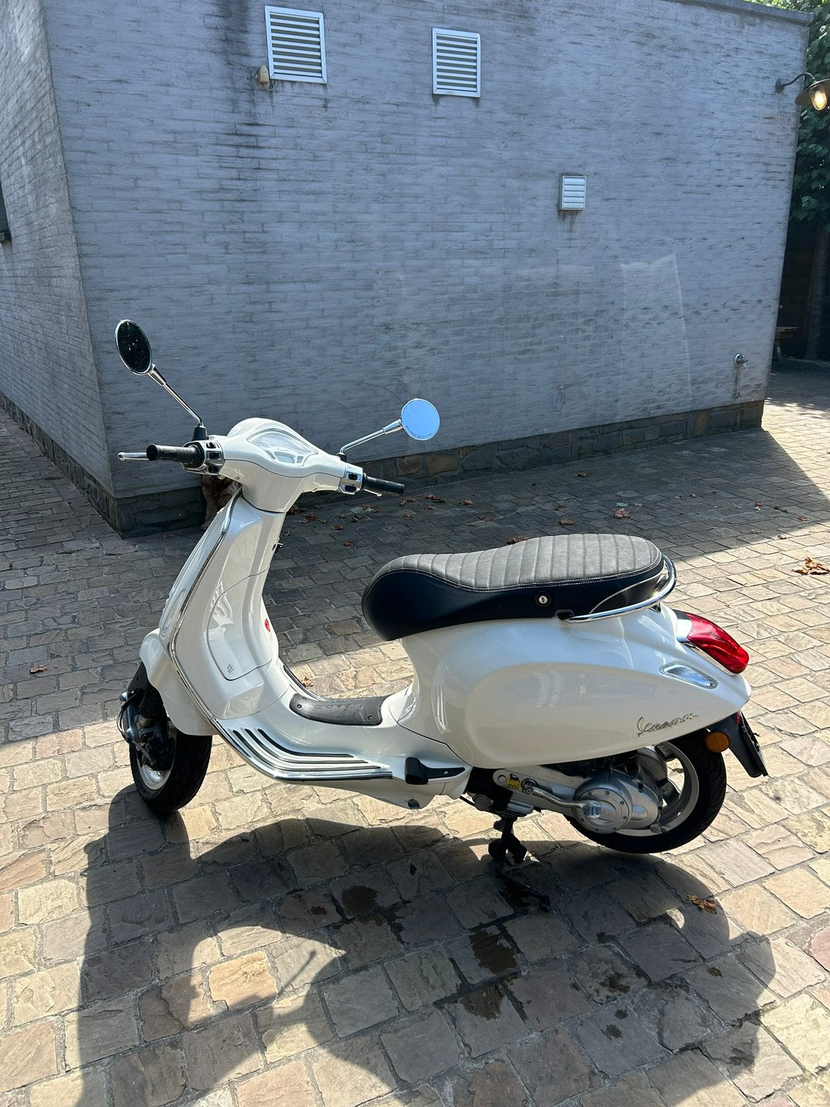 Vespa Primavera 50cc, wit, Autres modèles, Comme neuf, Classe B (45 km/h), Enlèvement