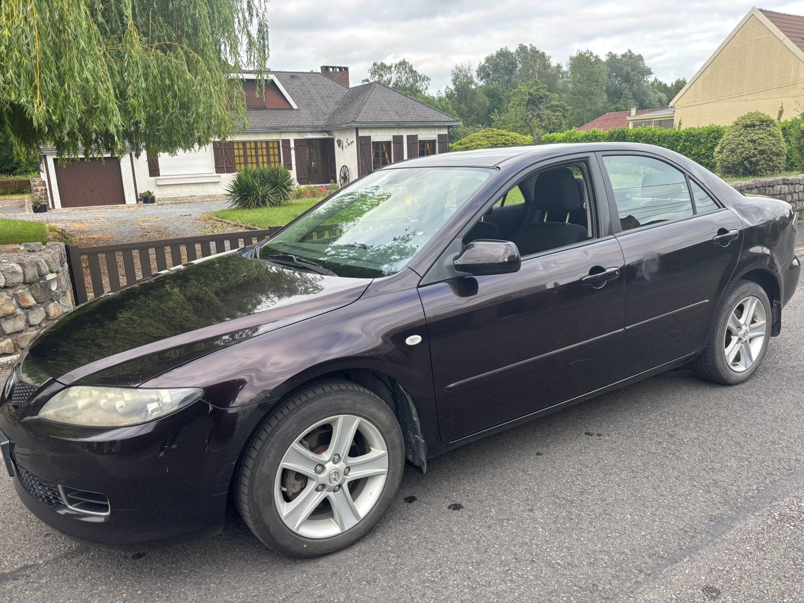Mazda 6 diesel jaar 2007 met 220.000 km, Auto's, Elektrische ramen, Diesel, Particulier, Te koop