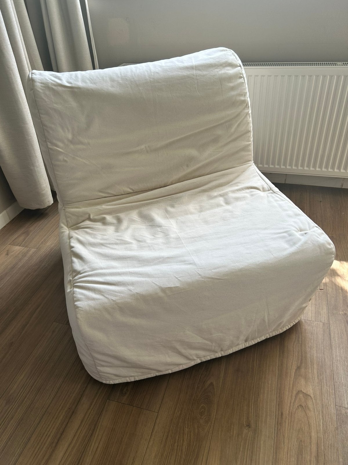 Fauteuil transformable 1 personne, Maison & Meubles, Enlèvement, Comme neuf, Beige