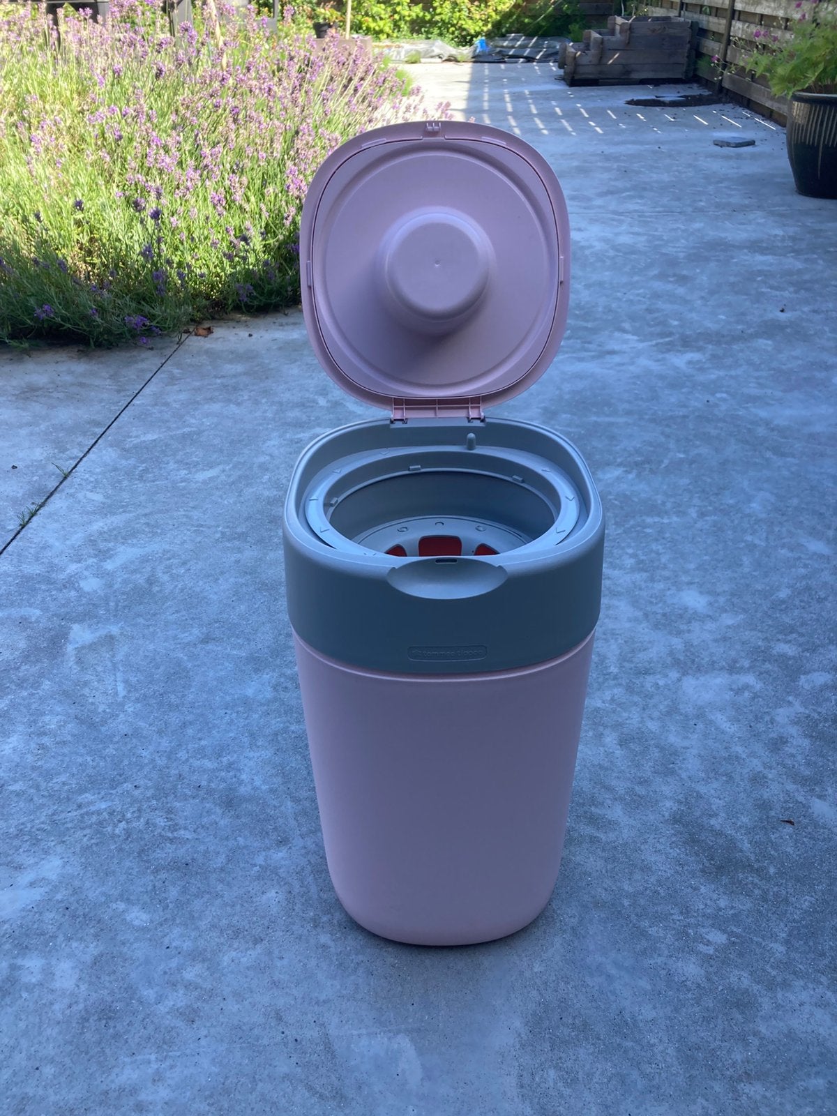 Luieremmer Tommee Tippee - roze, Enlèvement, Comme neuf, Poubelle à couches, Autres marques