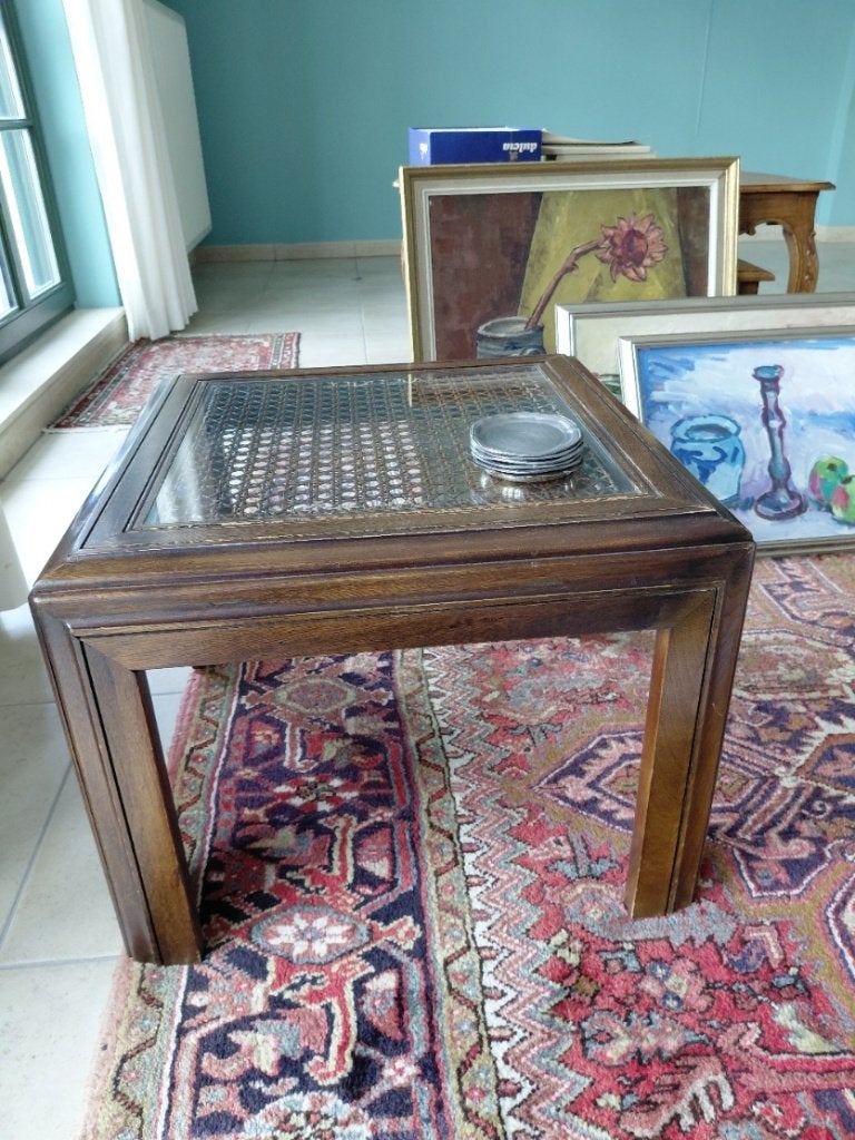 table d'appoint vintage Hollywood Regency/Mid-Century Modern, Enlèvement