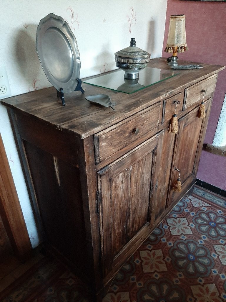 Meuble ancien, Maison & Meubles, Armoires | Buffets, Avec tiroir(s), 100 à 150 cm, Enlèvement, Utilisé