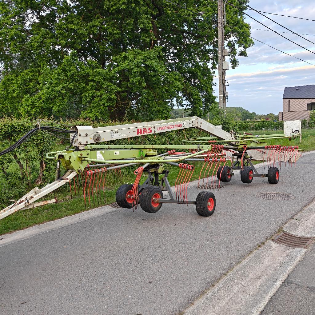 Andaineur Claas liner 650 Twin, Enlèvement, Élevage, Agricole