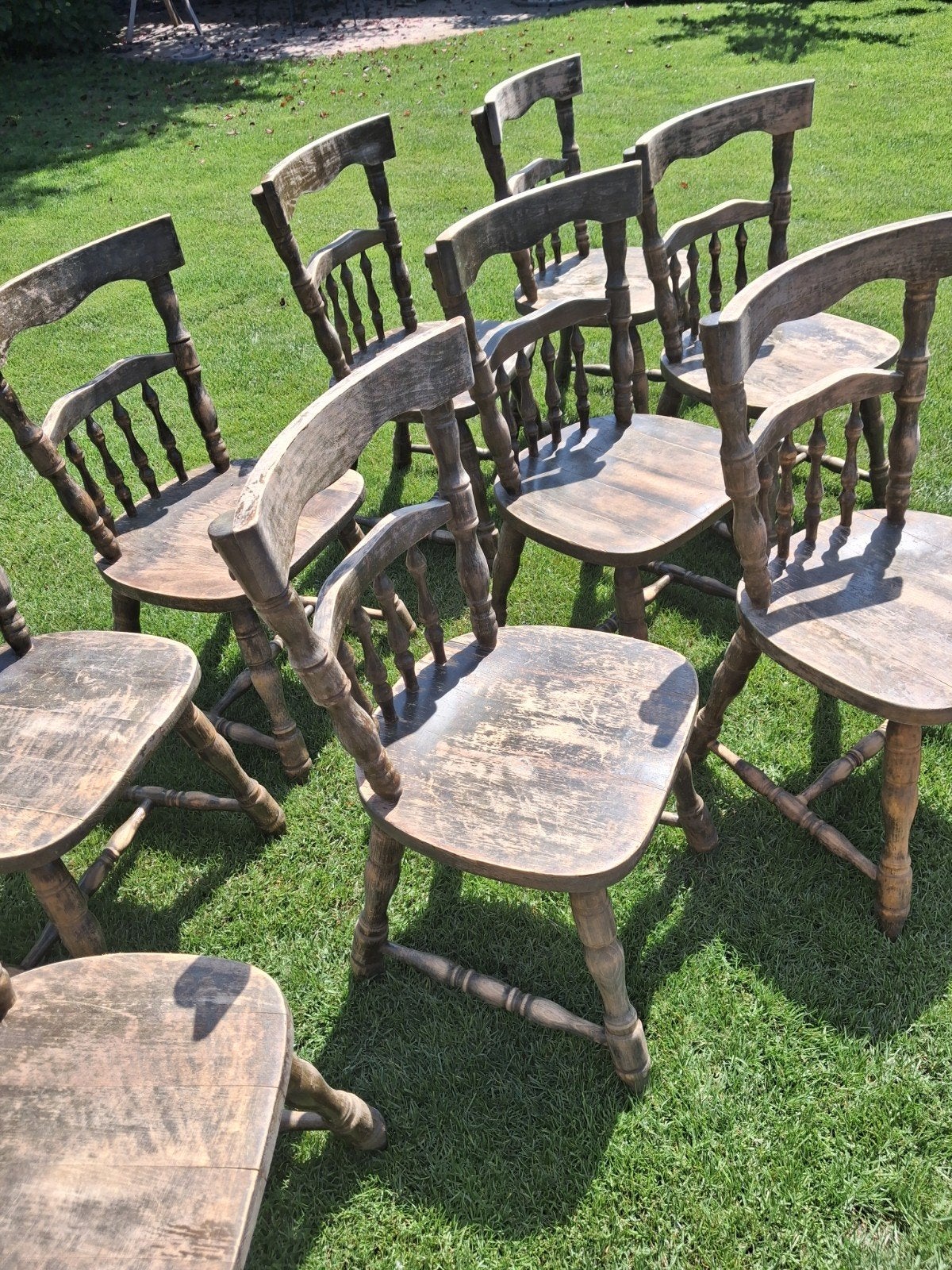 Oude cafe stoelen, Antiek en Kunst, Ophalen