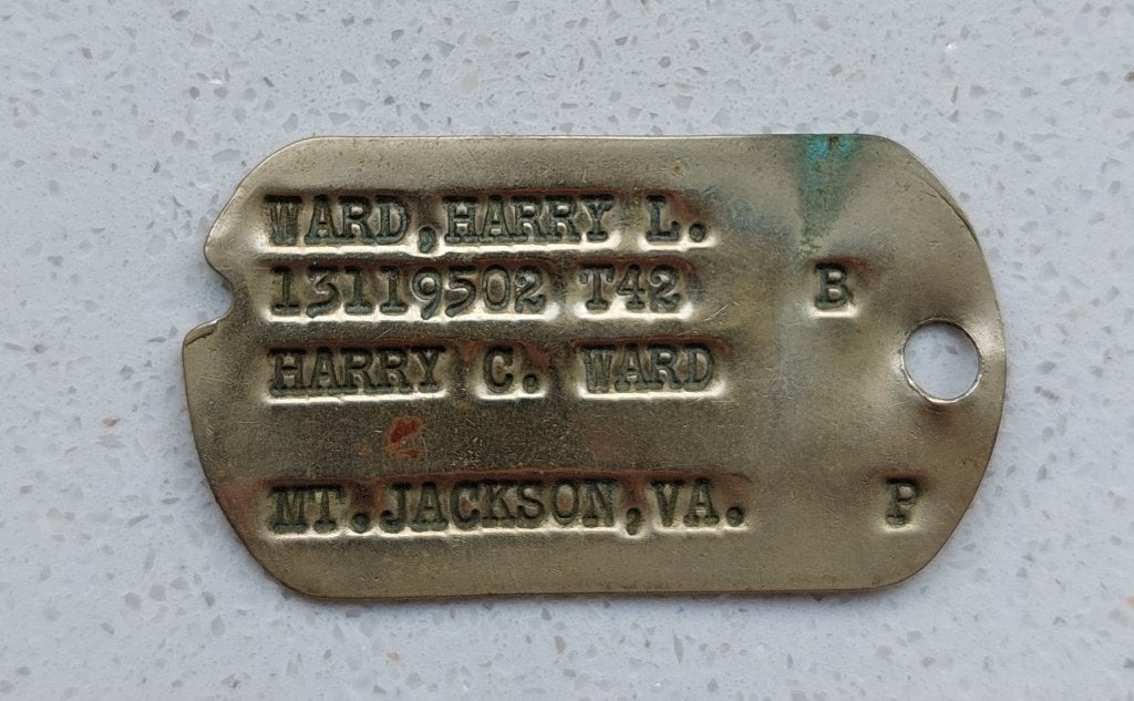 US dog tag tué 1943, Envoi, Autres, Autres types