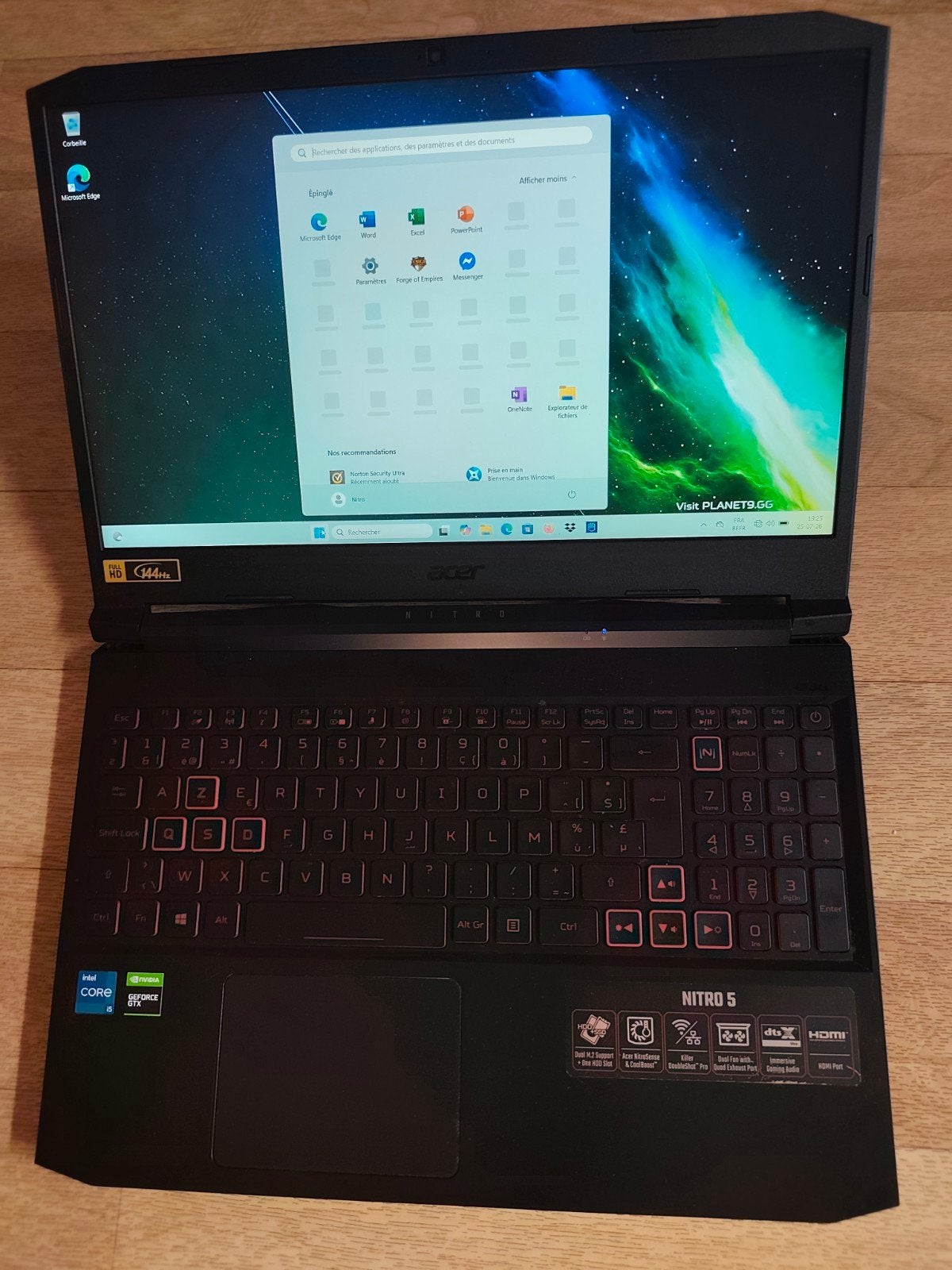pc portable gamer i5 11th gen, Enlèvement, 16 GB, SSD
