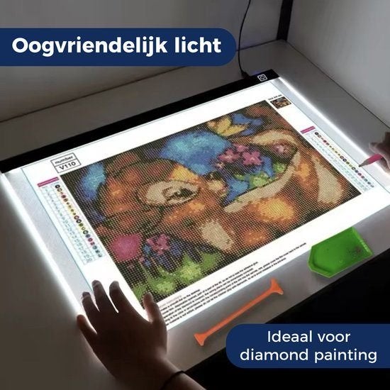A2 XXL LED usb verlichting bord 60x40cm - 3 standen, Gereedschap of Accessoires, Verzenden, Overige thema's, Educatief