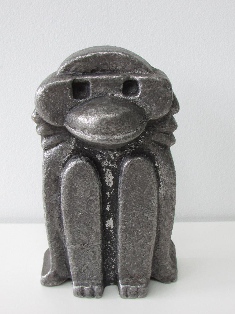 Alu Beeld van Willy Ceysens, Ophalen of Verzenden, Op sokkel, Brutalistisch, Beeld