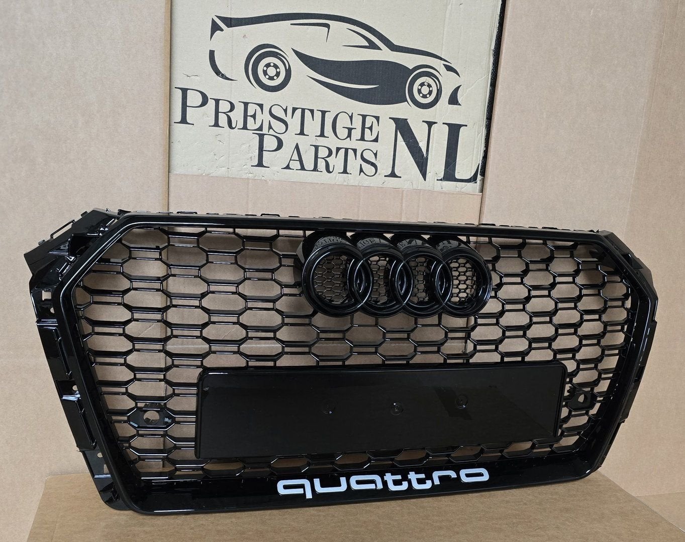 Grill Audi A4 B9 8W RS Look Black Grille bj.2015-2019 NIEUW, Autos : Pièces & Accessoires, Carrosserie & Tôlerie, Pare-chocs, Audi