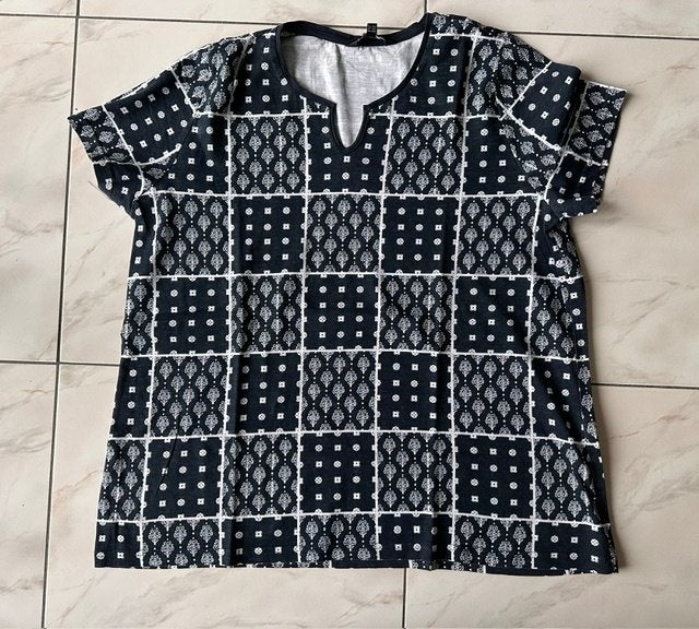 t-shirt Ulla Popken taille 46/48 (nr7578), Enlèvement ou Envoi, Ulla Popken, Comme neuf, Chemise ou Top