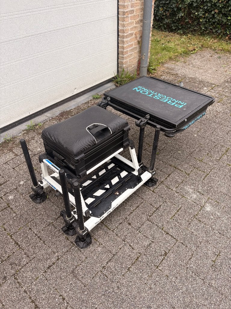 Preston Inception visbak met XL storm shield aasplateau, Watersport en Boten, Ophalen, Gebruikt, Overige typen