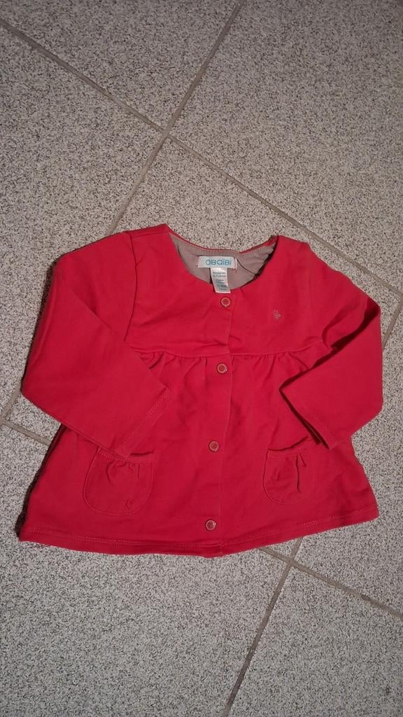 Vestje Obaibi maat 74, Kinderen en Baby's, Ophalen of Verzenden, Zo goed als nieuw, Obaïbi, Truitje of Vestje